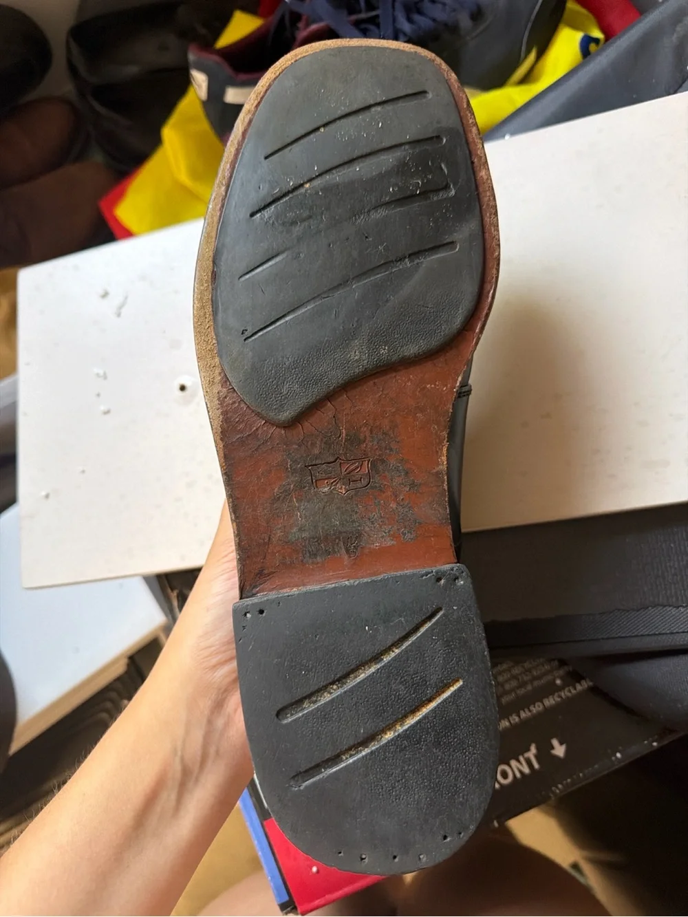 Cole Haan Black Leather Single-Buckle Monk Strap Shoe